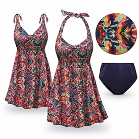 Customizable Tribal Print Halter or Shoulder Strap: Sanctuarie