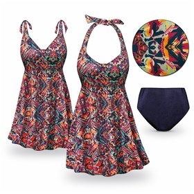 Customizable Tribal Print Halter or Shoulder Strap: Sanctuarie